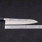 Gyuto SLD Nashiji Dunkelblauer Urushi Griff 240mm-[Musashi]-[Japan-Küchenmesser]