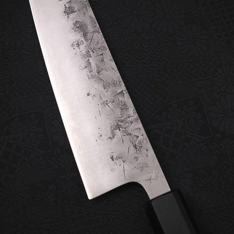 Gyuto SLD Nashiji Washi Büffelhorn und Magnolienholz Griff 210mm-[Musashi]-[Japan-Küchenmesser]