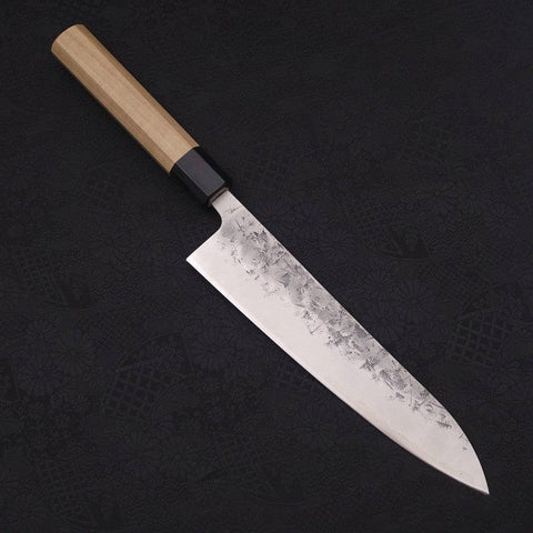 Gyuto SLD Nashiji Washi Büffelhorn und Magnolienholz Griff 210mm-[Musashi]-[Japan-Küchenmesser]