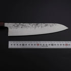 Gyuto SLD Nashiji Washi Lila Urushi Griff 210mm-[Musashi]-[Japan-Küchenmesser]