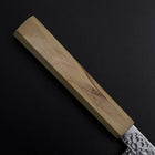 Gyuto SLD Nickel Tsuchime Kolorierter Damast Olivenholz Griff 210mm Limited Edition-[Musashi]-[Japan-Küchenmesser]