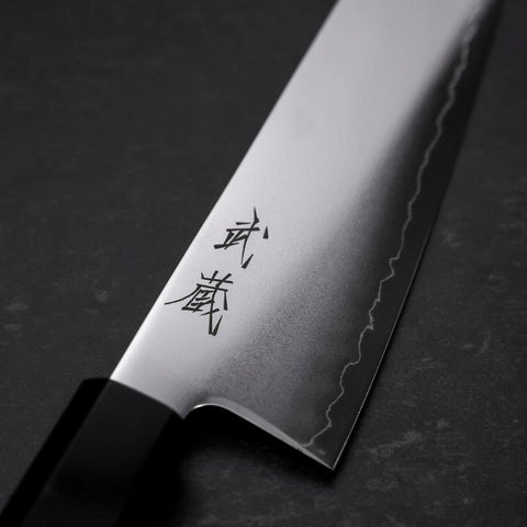 Gyuto SLD Poliert Walnussholz Griff 240mm-[Musashi]-[Japan-Küchenmesser]