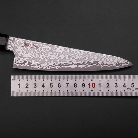 Gyuto SLD Schwarzer Damast Ebenholz Griff 150mm-[Musashi]-[Japan-Küchenmesser]