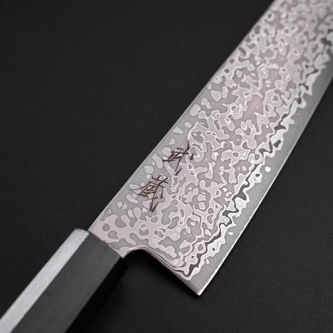 Gyuto SLD Schwarzer Damast Ebenholz Griff 195mm-[Musashi]-[Japan-Küchenmesser]