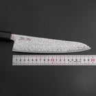 Gyuto SLD Schwarzer Damast Ebenholz Griff 195mm-[Musashi]-[Japan-Küchenmesser]
