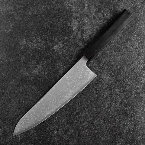 Gyuto SLD Schwarzer Damast Ebenholz Griff 210mm-[Musashi]-[Japan-Küchenmesser]