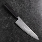 Gyuto SLD Schwarzer Damast Ebenholz Griff 210mm-[Musashi]-[Japan-Küchenmesser]