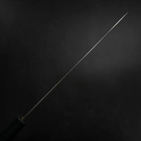 Gyuto SLD Wave Nickel Damascus Dark Blue Urushi Handle 240mm (9.4”)-[Musashi]-[Japan-Küchenmesser]