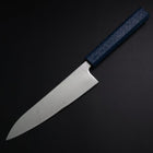 Gyuto SLD Wellen Nickel Damast Blauer Urushi Griff 180mm-[Musashi]-[Japan-Küchenmesser]