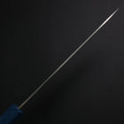 Gyuto SLD Wellen Nickel Damast Blauer Urushi Griff 180mm-[Musashi]-[Japan-Küchenmesser]