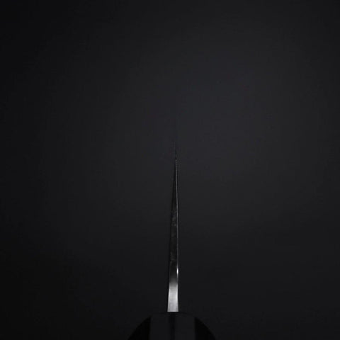 Gyuto SLD Wellen Nickel Damast Büffelhorn und Magnolienholz Griff 210mm-[Musashi]-[Japan-Küchenmesser]