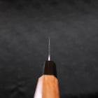 Gyuto SLD Wellen-Nickel Damast Büffelhorn und Teakholz Griff 210mm-[Musashi]-[Japan-Küchenmesser]