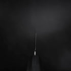 Gyuto SLD Wellen Nickel Damast Dunkelblauer Urushi Griff 240mm-[Musashi]-[Japan-Küchenmesser]
