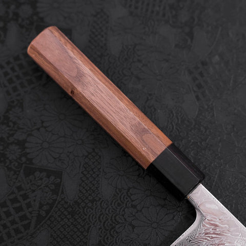 Gyuto SLD Wellen-Nickel Damast Walnussholz Griff 240mm-[Musashi]-[Japan-Küchenmesser]