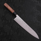 Gyuto SLD Wellen-Nickel Damast Walnussholz Griff 240mm-[Musashi]-[Japan-Küchenmesser]