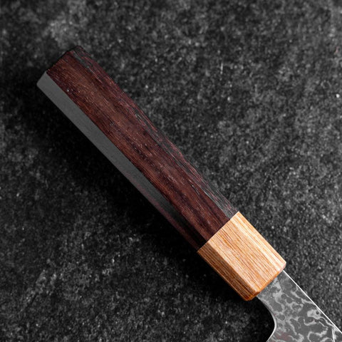 Gyuto SPG-Strix Damast Rosenholz Griff 180mm-[Musashi]-[Japan-Küchenmesser]