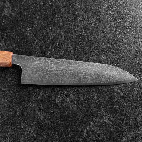 Gyuto SPG-Strix Damast Rosenholz Griff 180mm-[Musashi]-[Japan-Küchenmesser]