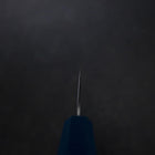 Gyuto Schwedenstahl Nashiji Washi Damast Blauer Urushi Griff 210mm-[Musashi]-[Japan-Küchenmesser]