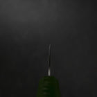 Gyuto Schwedenstahl Nashiji Washi Damast Grüner Urushi Griff 210mm-[Musashi]-[Japan-Küchenmesser]