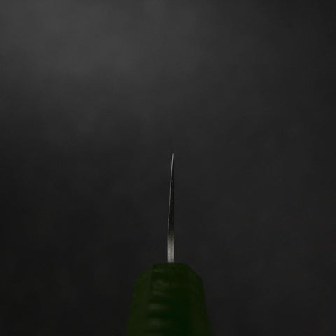 Gyuto Schwedenstahl Nashiji Washi Damast Grüner Urushi Griff 210mm-[Musashi]-[Japan-Küchenmesser]