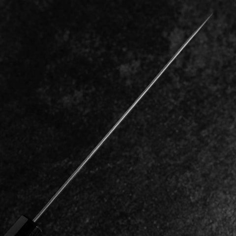 Gyuto Schwedenstahl Nashiji Washi Damast Schwarzes Walnussholz Griff 210mm-[Musashi]-[Japan-Küchenmesser]