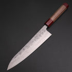 Gyuto Schwedenstahl Nashiji Washi Damast Walnussholz Griff 210mm-[Musashi]-[Japan-Küchenmesser]