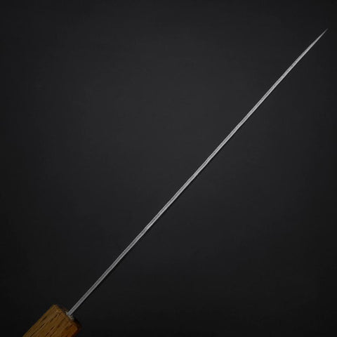 Gyuto Schweden-Stahl Nashiji Washi Yaki Urushi Griff 210mm-[Musashi]-[Japan-Küchenmesser]