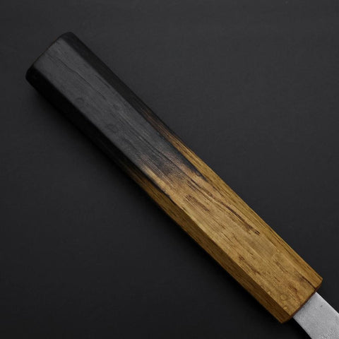 Gyuto Schweden-Stahl Nashiji Washi Yaki Urushi Griff 210mm-[Musashi]-[Japan-Küchenmesser]