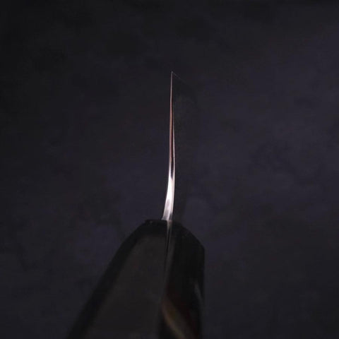 Gyuto Silver Steel #3 Damascus Buffalo Ebony Handle 210mm-[Musashi]-[Japan-Küchenmesser]