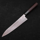 Gyuto Silver Steel #3 Damascus Buffalo Wenge Handle 210mm-[Musashi]-[Japanese-Kitchen-Knives]