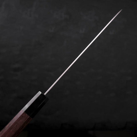 Gyuto Silver Steel #3 Damascus Buffalo Wenge Handle 210mm-[Musashi]-[Japanese-Kitchen-Knives]