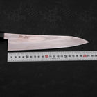 Gyuto Silver Steel #3 Damascus Buffalo Wenge Handle 210mm-[Musashi]-[Japanese-Kitchen-Knives]