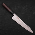 Gyuto Silver Steel #3 Damascus Buffalo Wenge Handle 210mm-[Musashi]-[Japanese-Kitchen-Knives]