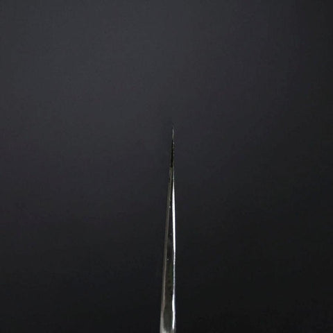 Gyuto Silver Steel #3 Kagami Honyaki Büffelhorn und Ebenholz Griff 240mm-[Musashi]-[Japan-Küchenmesser]