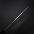 Gyuto Silver Steel #3 Kagami Honyaki Büffelhorn und Ebenholz Griff 240mm-[Musashi]-[Japan-Küchenmesser]