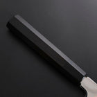 Gyuto Silver Steel #3 Kagami Honyaki Büffelhorn und Ebenholz Griff 240mm-[Musashi]-[Japan-Küchenmesser]