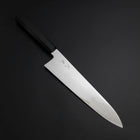 Gyuto Silver Steel #3 Kagami Honyaki Büffelhorn und Ebenholz Griff 240mm-[Musashi]-[Japan-Küchenmesser]