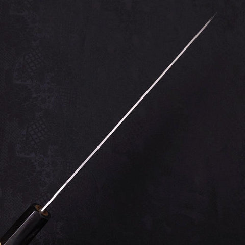 Gyuto Silver Steel #3 Nashiji Büffelhorn und Magnolienholz Griff 240mm-[Musashi]-[Japan-Küchenmesser]