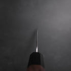 Gyuto Silver Steel #3 Nashiji Büffelhorn und Walnussholz Griff 210mm-[Musashi]-[Japan-Küchenmesser]