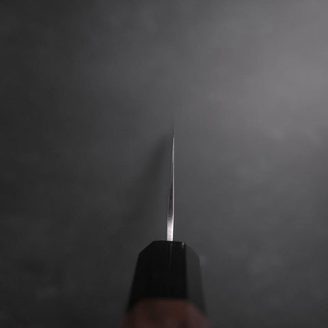 Gyuto Silver Steel #3 Nashiji Büffelhorn und Walnussholz Griff 210mm-[Musashi]-[Japan-Küchenmesser]