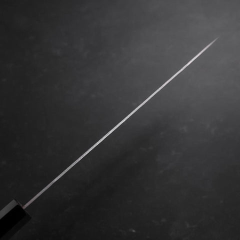 Gyuto Silver Steel #3 Nashiji Büffelhorn und Walnussholz Griff 210mm-[Musashi]-[Japan-Küchenmesser]