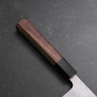 Gyuto Silver Steel #3 Nashiji Büffelhorn und Walnussholz Griff 210mm-[Musashi]-[Japan-Küchenmesser]