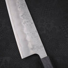 Gyuto Silver Steel #3 Nashiji Dunkelblauer Urushi Griff 210mm-[Musashi]-[Japan-Küchenmesser]