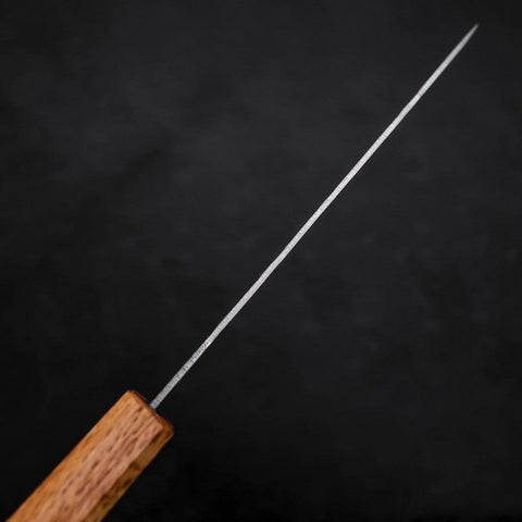 Gyuto Silver Steel #3 Nashiji Eichenholz Griff 180mm-[Musashi]-[Japan-Küchenmesser]