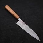 Gyuto Silver Steel #3 Nashiji Eichenholz Griff 180mm-[Musashi]-[Japan-Küchenmesser]