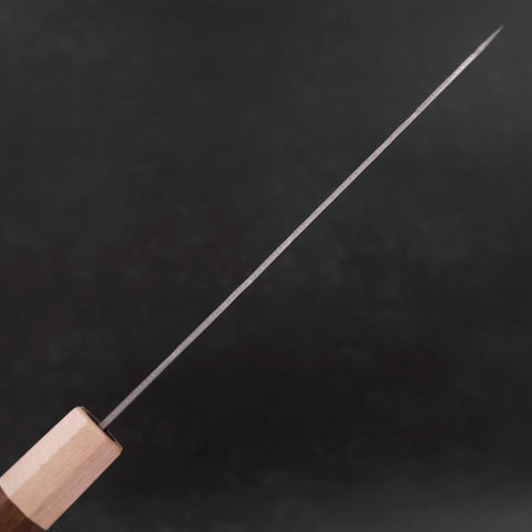 Gyuto Silver Steel #3 Nashiji Maple Walnut Handle 180mm (7”)-[Musashi]-[Japan-Küchenmesser]