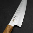Gyuto Silver Steel #3 Nashiji Olivenholz Griff 150mm-[Musashi]-[Japan-Küchenmesser]