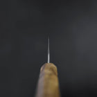 Gyuto Silver Steel #3 Nashiji Olivenholz Griff 150mm-[Musashi]-[Japan-Küchenmesser]