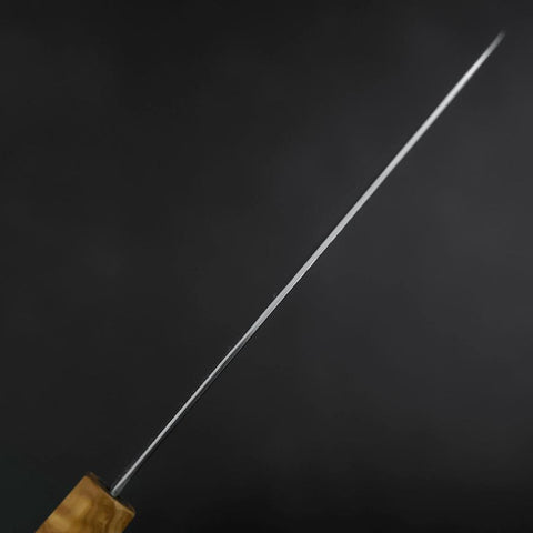 Gyuto Silver Steel #3 Nashiji Olivenholz Griff 150mm-[Musashi]-[Japan-Küchenmesser]