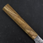 Gyuto Silver Steel #3 Nashiji Olivenholz Griff 150mm-[Musashi]-[Japan-Küchenmesser]